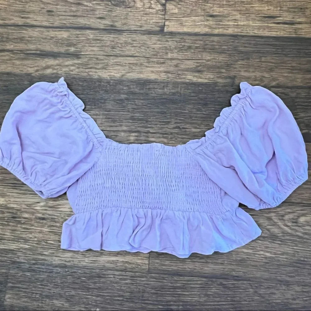 William b off the shoulder top